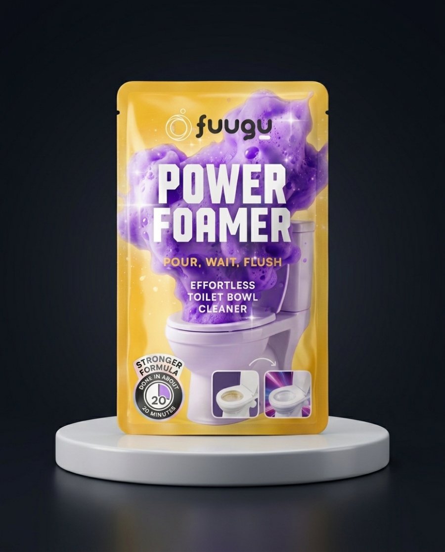 fuugu Power Foamer on studio pedestal