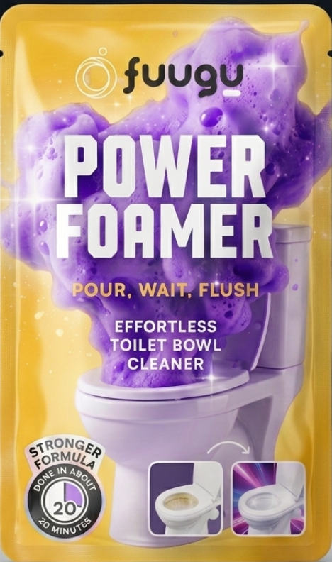 fuugu Power Foamer — Effortless Toilet Bowl Cleaner Sachet